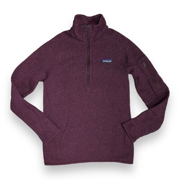 Patagonia Sweaters - Patagonia Better Sweater Fleece 1/4 Zip Pullover Women XS Plum Purple